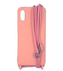 cooee CROSSBODY STRAP TPU CASE FOR XIAOMI REDMI 9A pink | cooee.gr