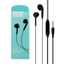 DENMEN UNIVERSAL WIRE CONTROL EARPHONE DR01 Μάυρο | cooee.gr