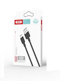 XO CABLE NB156 USB - TYPE-C 1m 2.4A black | cooee.gr