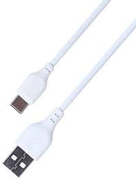 XO CABLE NB103 USB - TYPE-C 1m 2.1A white | cooee.gr