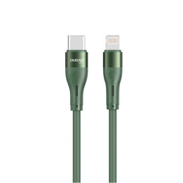 Dudao USB Type C - Lightning cable 65 W 1 m Power Delivery L6H green | cooee.gr